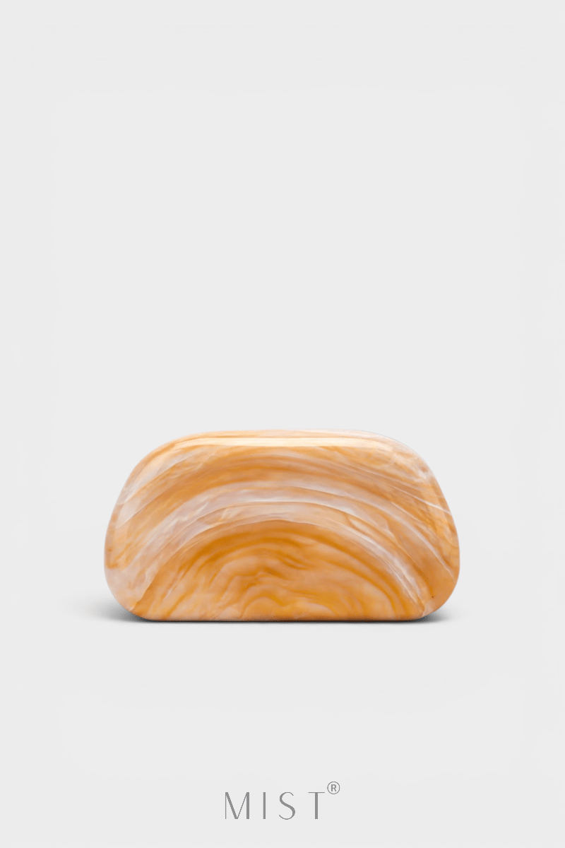 Nelly Marble Gold Clutch PREMIUM