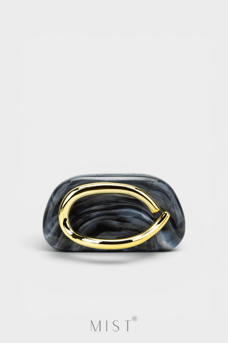 Nelly Marble Noire Clutch PREMIUM