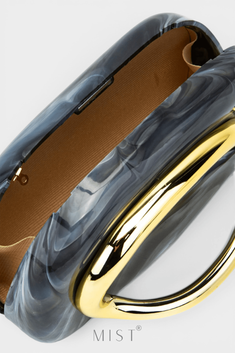 Nelly Marble Noire Clutch PREMIUM