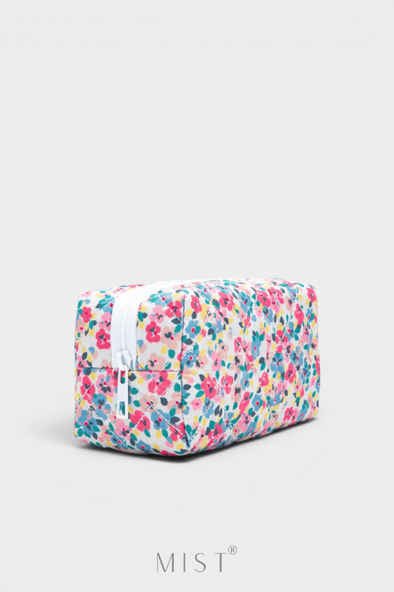 Vintage Floral Makeup Pouch