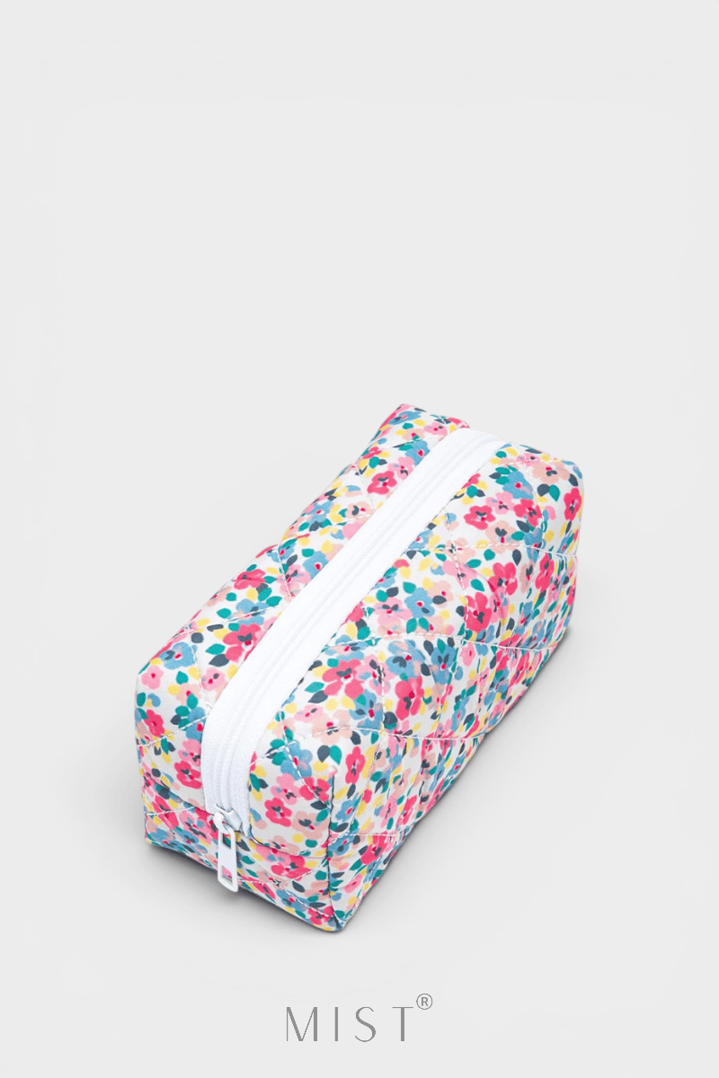 Vintage Floral Makeup Pouch
