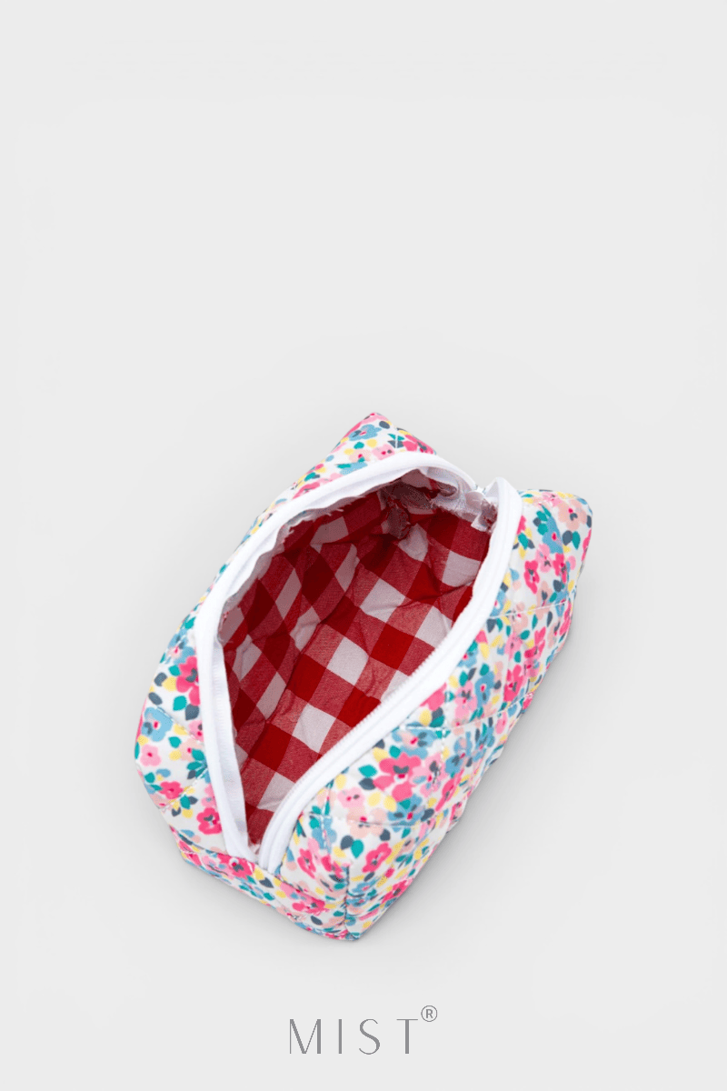 Vintage Floral Makeup Pouch
