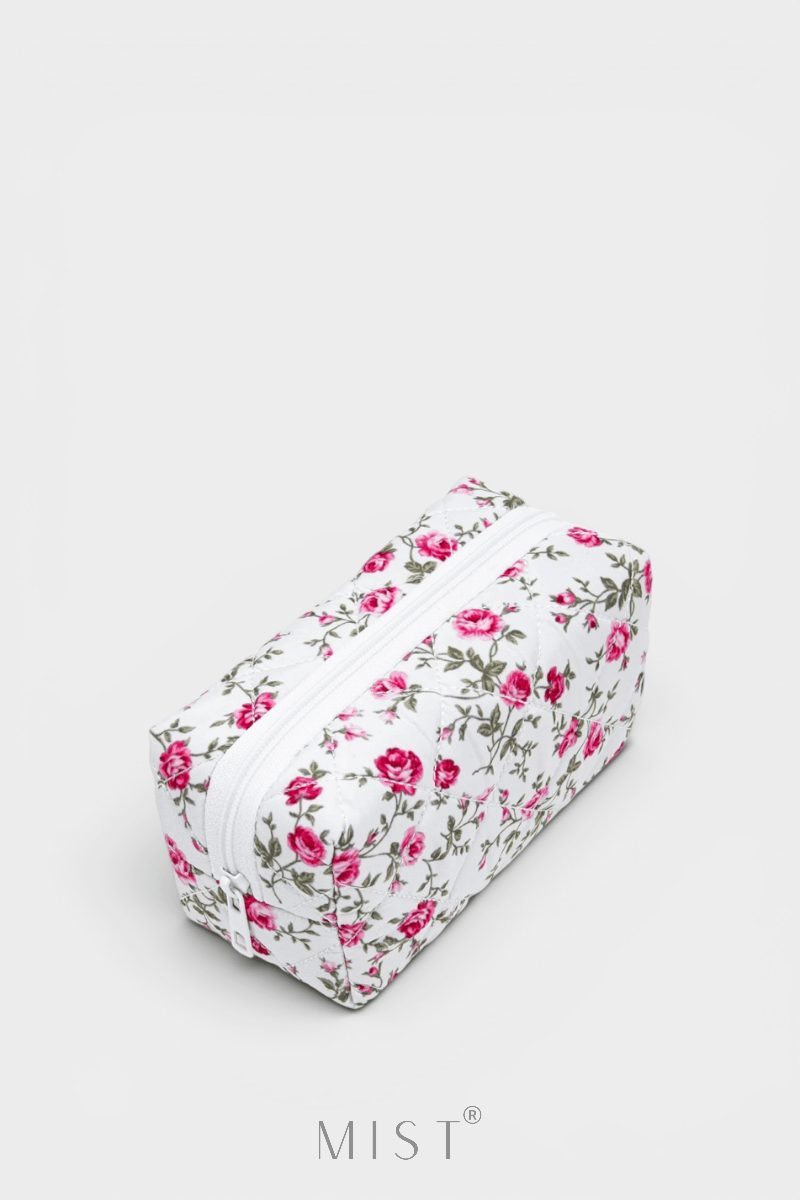 Pink Roses Makeup Pouch