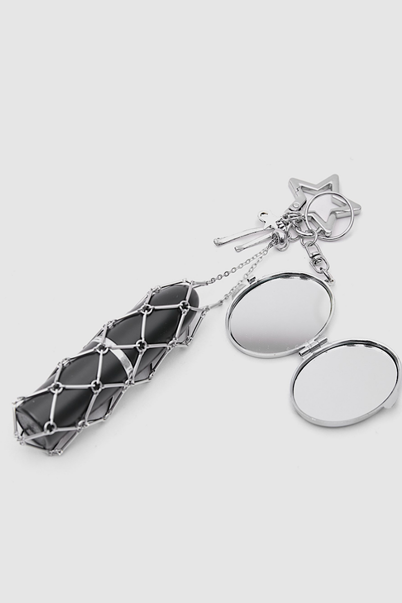 Silver Star Lipstick Charm